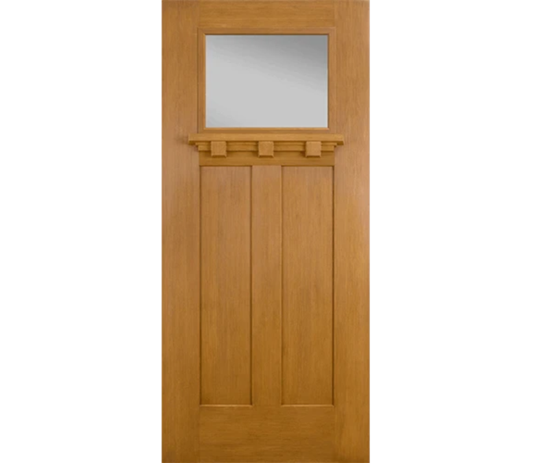  Craftsman Light Fiberglass Entry Door