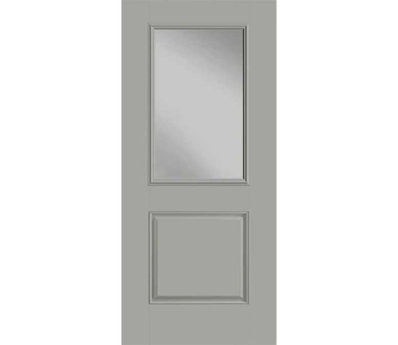  Half Light 1 Panel Fiberglass Entry Door