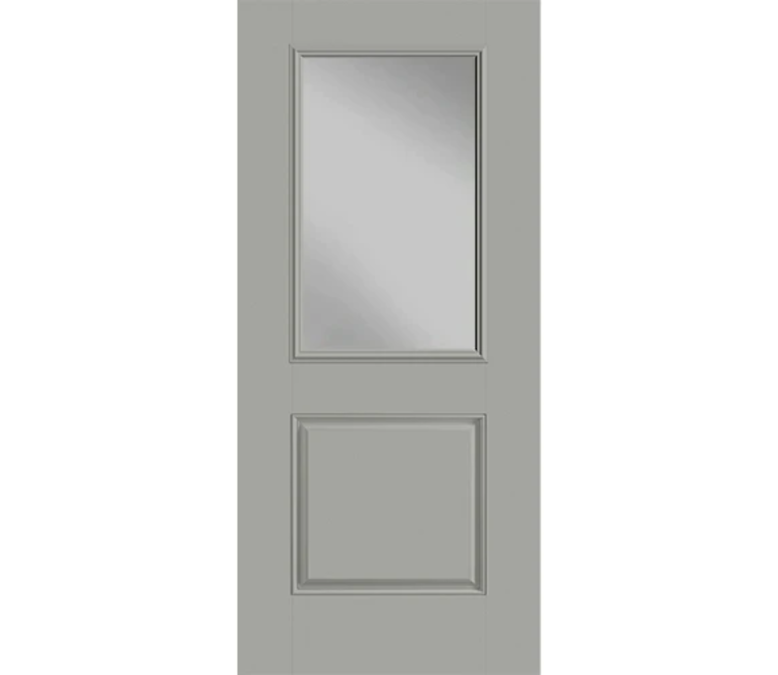  One Half Light 1 Panel Fiberglass Entry Door